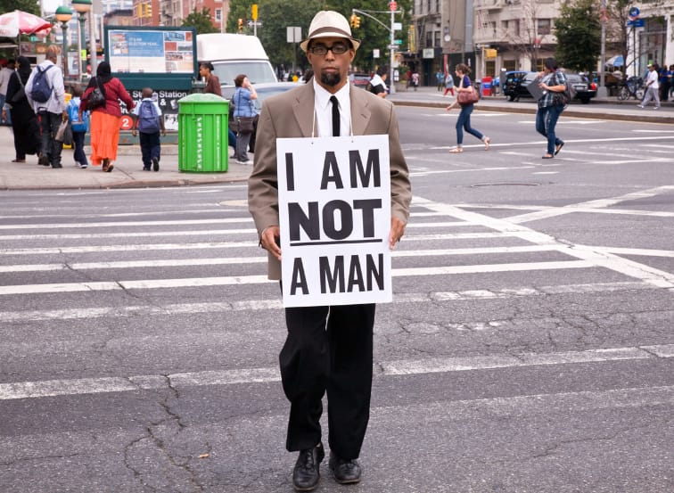 Dred Scott: I am not a man.